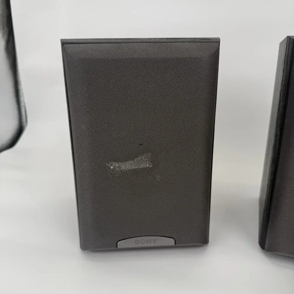 Sony SS-MB150H Bookshelf Speakers Pair 8 Ohm 120W Tested Great Sound w/ Grills